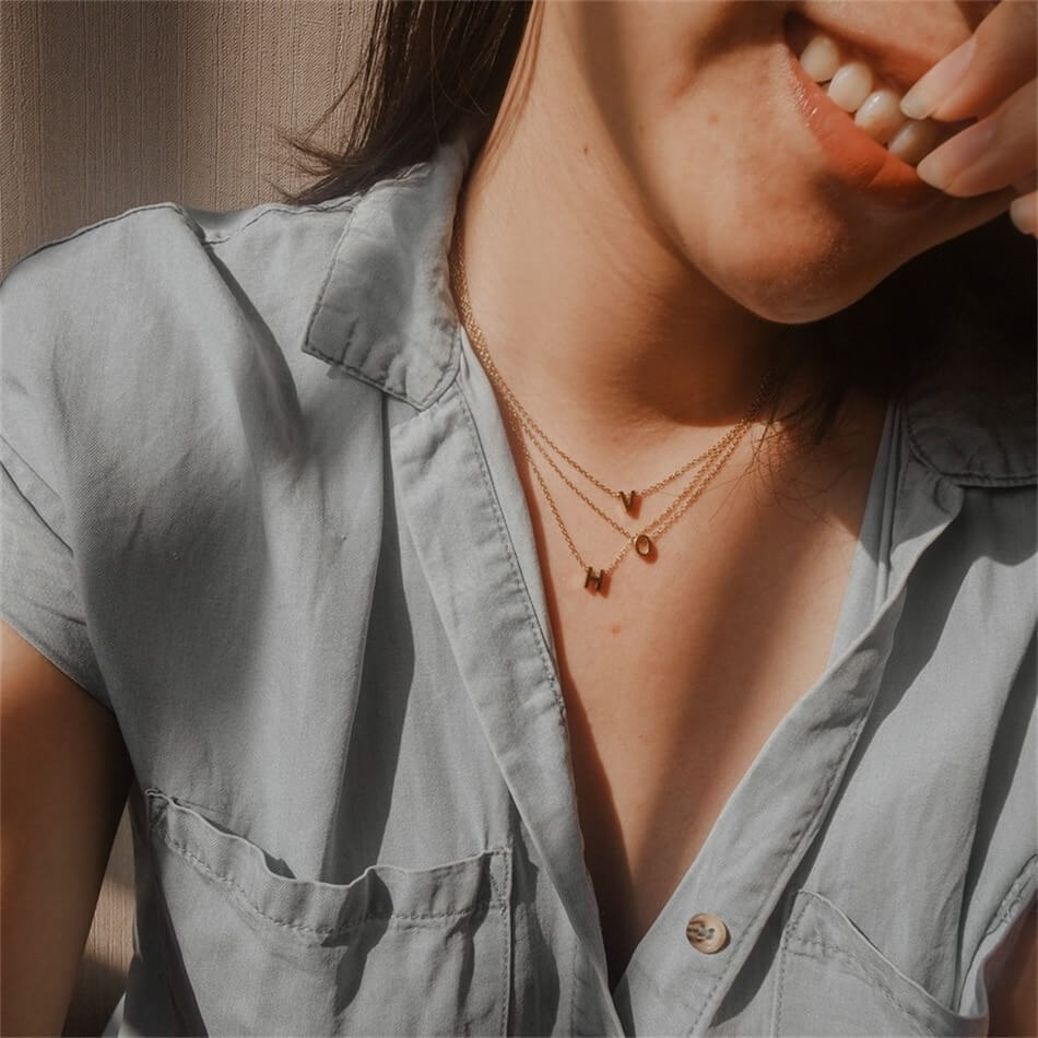 Collar Personalizado con Inicial  – 3X2